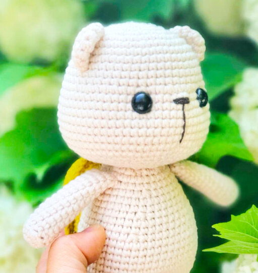 White Bear Amigurumi Free Pattern